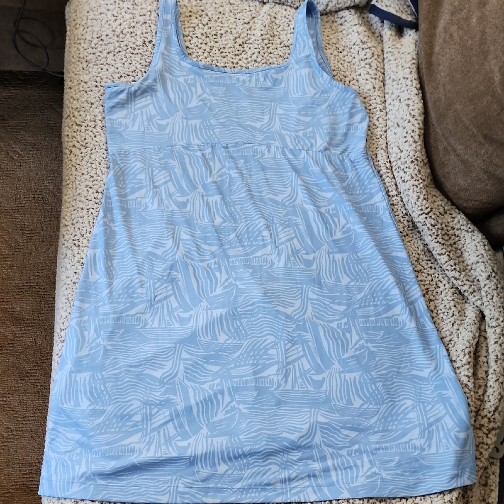 Columbia Light Blue Patterned Dress